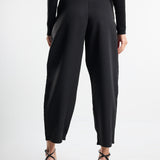 Black Carrot Fit Pants