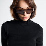 Black Roll Neck Jumper