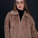 Camel Super Soft Faux Fur