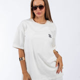 Cream Emblem T-shirt