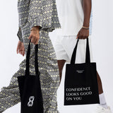 Emblem Printed Tote Bag