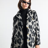 Leopard Wool Blazer