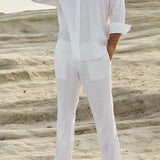 White Linen Shirt